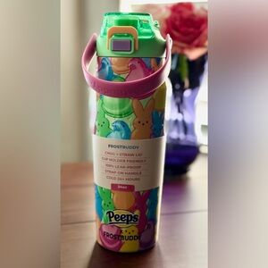 Frost Buddy 24oz Peeps Green Insulated Water Bottle | Straw + Chug Lid | New